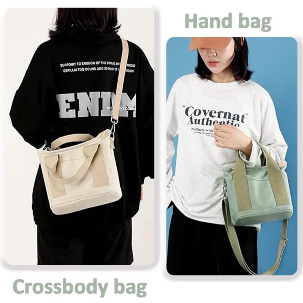 Versatile Small Tote Bag With Adjustable Strap - … - image 2